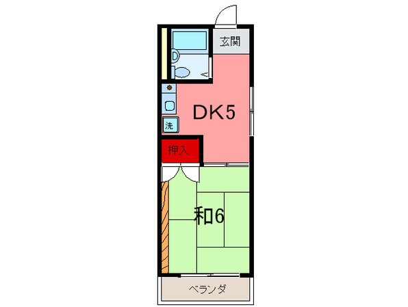 太田ハイツの物件間取画像